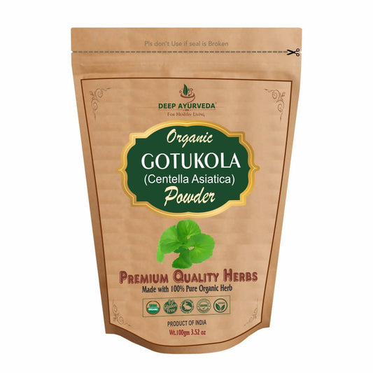 Deep Ayurveda Organic Gotukola Powder - DEEP AYURVEDA