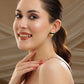 Golden Heart Studs - Ruby Raang | Swadesiicart