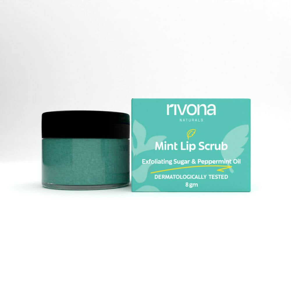 Rivona Naturals Mint Lip Scrub - Swadesiicart