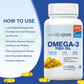 Alpspure Nutra Omega 3 Fish Oil Capsules | Swadesiicart
