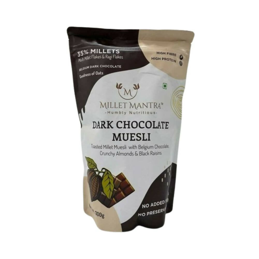 My Millet Basket Millet Mantra Dark Chocolate Muesli | Swadesiicart