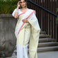 Beatitude White Tissue Silk Saree