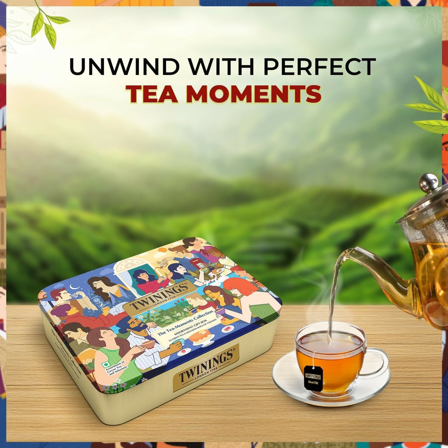 Twinings The Tea Moment Collection Assortment Tea Gift Set | Swadesiicart