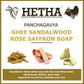 Hetha Ghee Sandalwood Rose Saffron Soap | Swadesiicart
