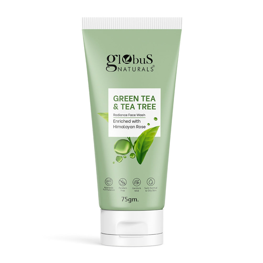 Globus Naturals Green Tea & Tea Tree Face Wash | Swadesiicart