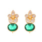 Nuyug 22K Gold Plated Verdant Bloom Studs | Swadesiicart
