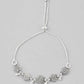 VOJ Set of 2 Traditional Flower Shapped Designer Anklet - Swadesiicart