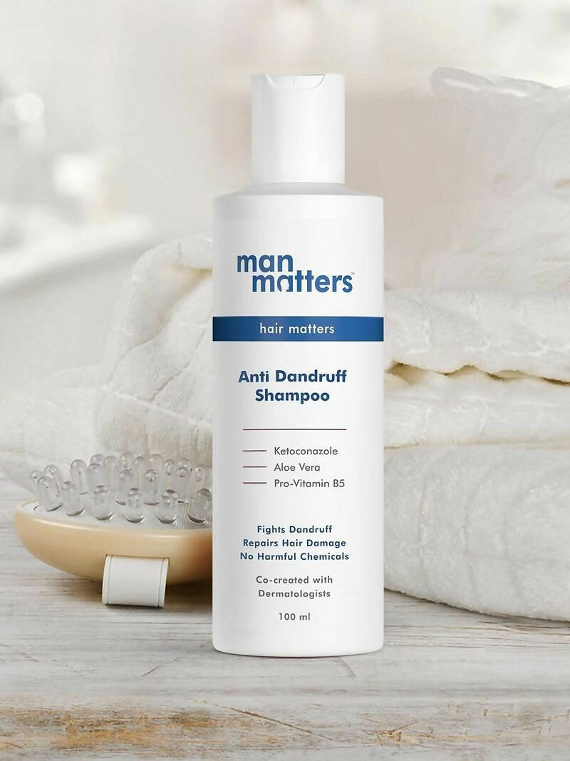 Man Matters 1% Ketoconazole Anti-Dandruff Shampoo, Reduces Itching & Dandruff - Swadesiicart