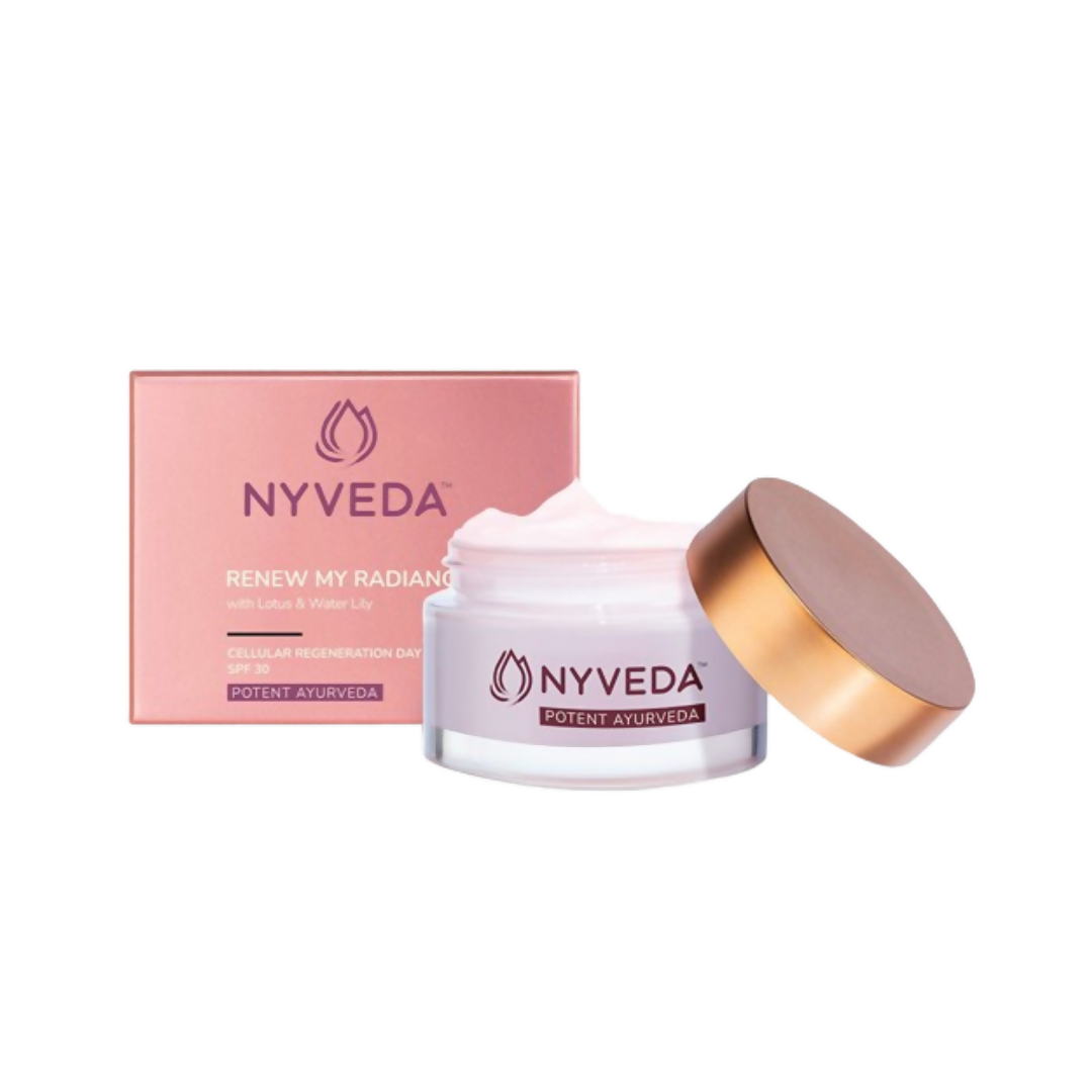 Nyveda Renew My Radiance Day Cream With SPF 30 For Pigmentation, Brightening & Regeneration | Swadesiicart