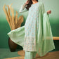 Sea Green Georgette Handwork Unstitched Dress Material - Hanika | Swadesiicart