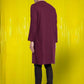 Even Apparels Pure Cotton Maroon Asymetrical Kurta - Maroon | Swadesiicart