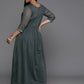 Ahalyaa Women's Traditional wear Ethnic Dress - Grey | Swadesiicart