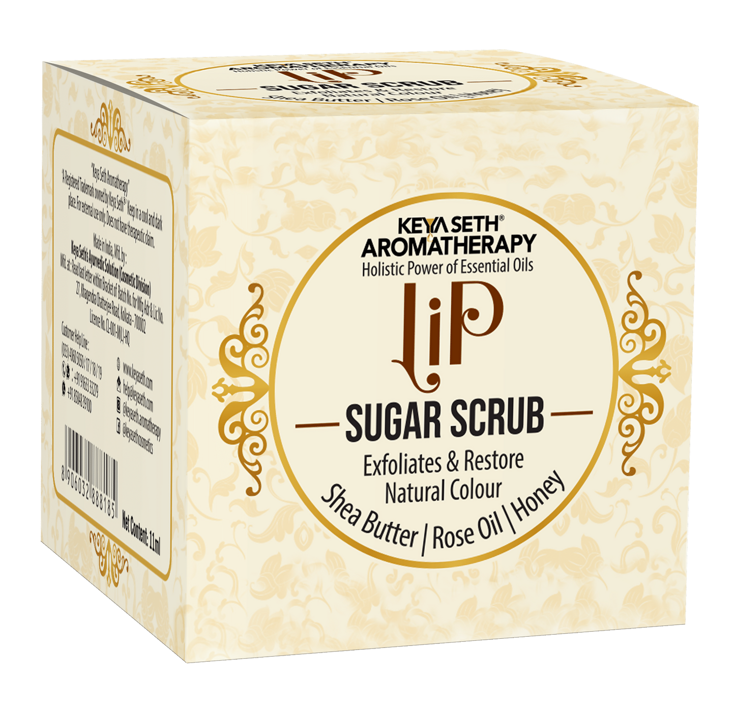 Keya Seth Aromatherapy Lip Sugar Scrub - Swadesiicart