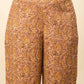 FIORRA Women's Brown Cotton A-Line Kurta Pant With Dupatta - Swadesiicart