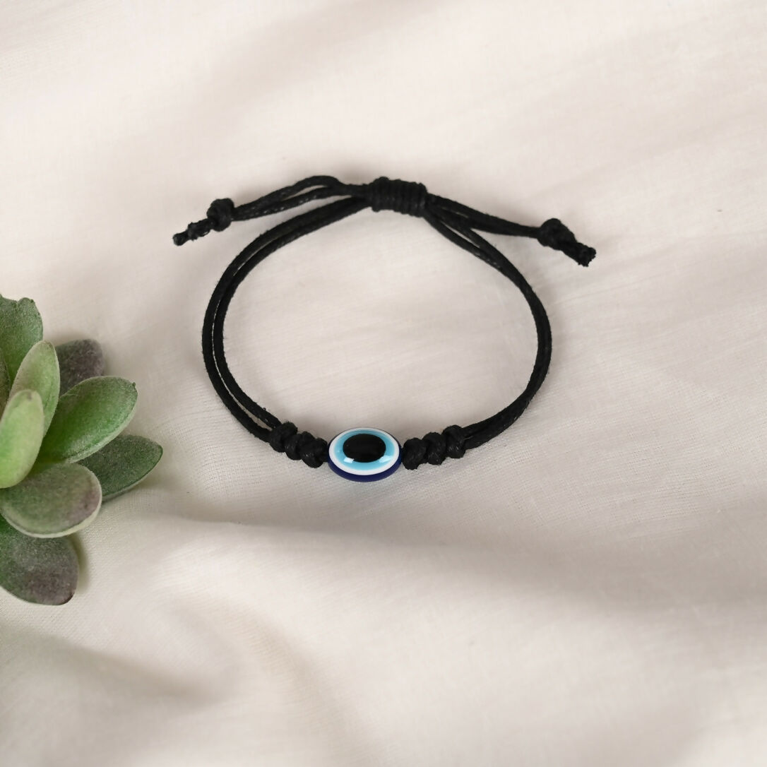 NVR Men & Women Evil Eye Adjustable Bracelet - Swadesiicart