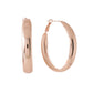 NVR Women Gold-Polished Hoop Earrings | Swadesiicart