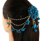 Blue Flower Hair Accessories