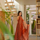 Aayaa Designer Cotton Silk Suit - Maroon
