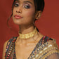Golden Choker- Ruby Raang | Swadesiicart