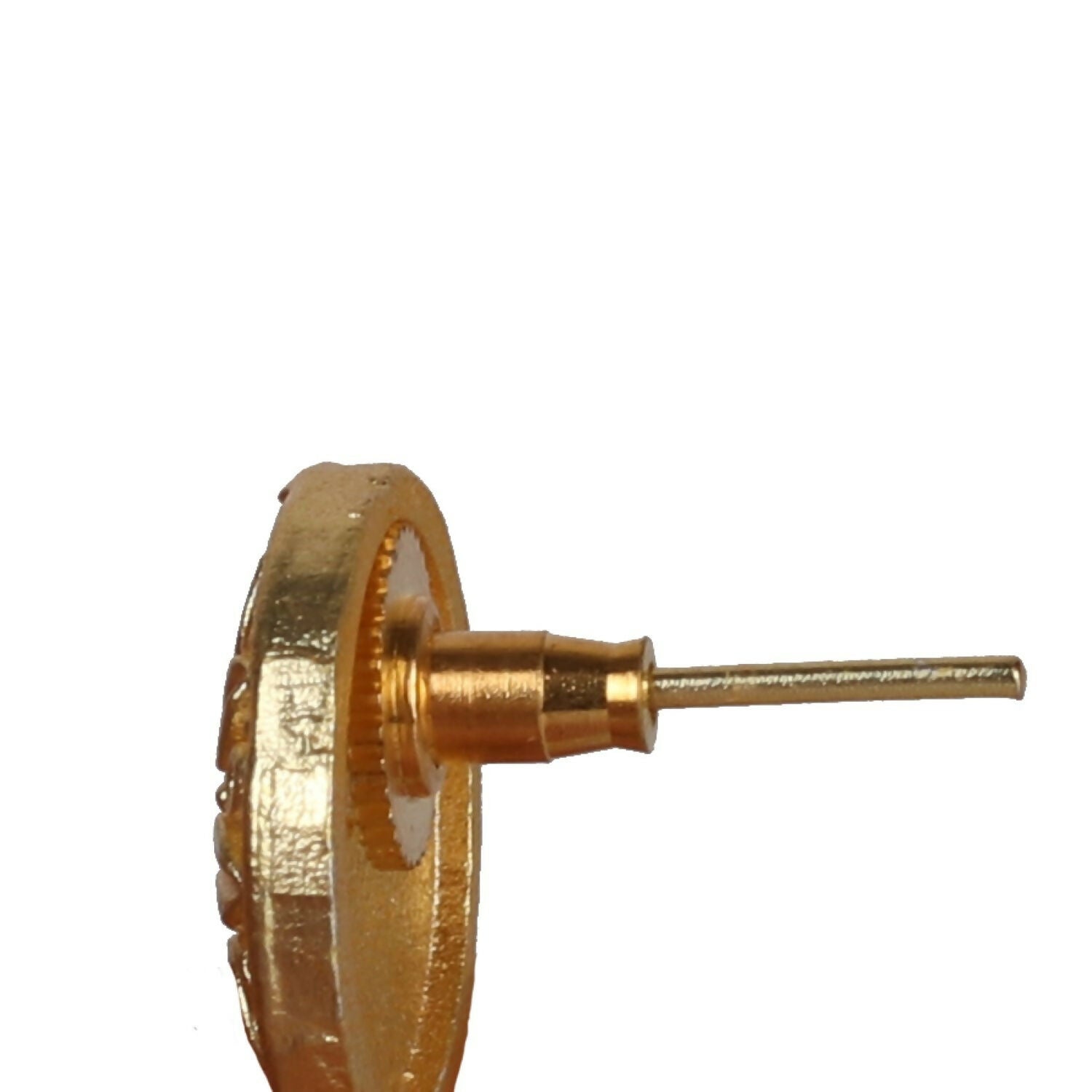 Joban Fashion Women Matte Gold Brass Jhumka | Swadesiicart