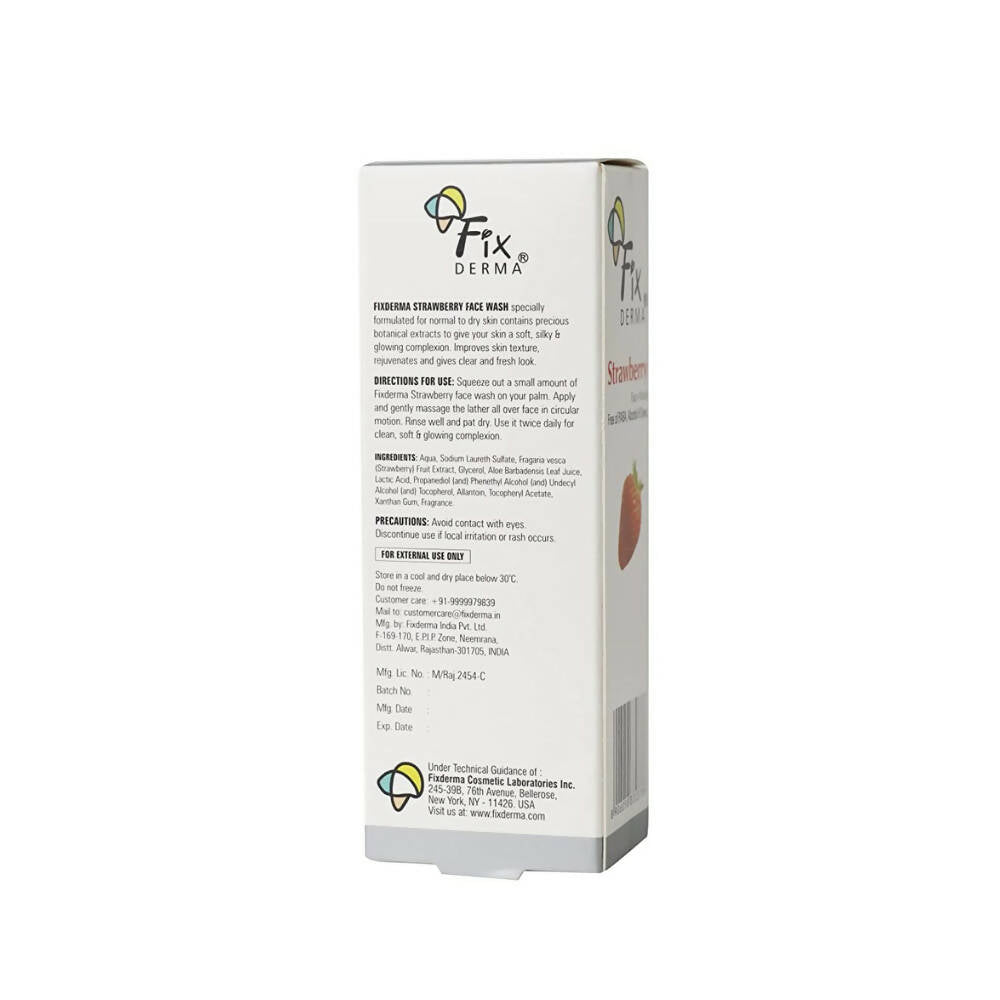 Fixderma Strawberry Face Wash - Swadesiicart