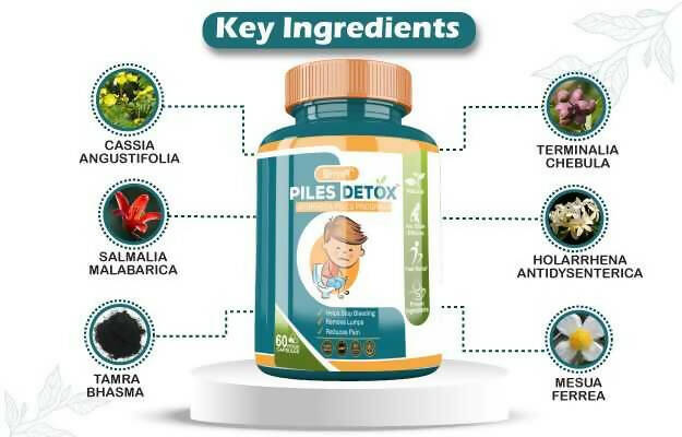 Divya Shree Piles Detox Veggie Capsules | Swadesiicart