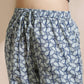 Breathables Abstract Cotton Co-Ord Set – Blue