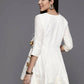 Ahalyaa Women's Traditional wear Tunic - Off-White | Swadesiicart