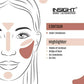 Insight Cosmetics Duo Stick Contour + Highlighter - 03 Chocolate - Swadesiicart