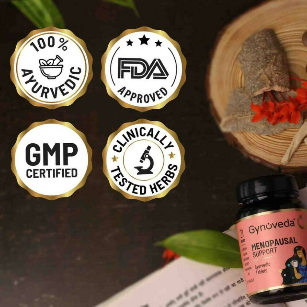 Gynoveda Menopausal Support Tablets | Swadesiicart