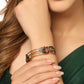 NVR Women Set of 2 Gold-Polished Traditional Daily Use Peacock Design Bangles - NR Retail-NVR