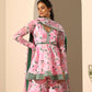 Pomcha Jaipur Pink Gul Rozi Sharara Set | Swadesiicart