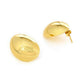 Golden Drop Earrings - Ruby Raang | Swadesiicart