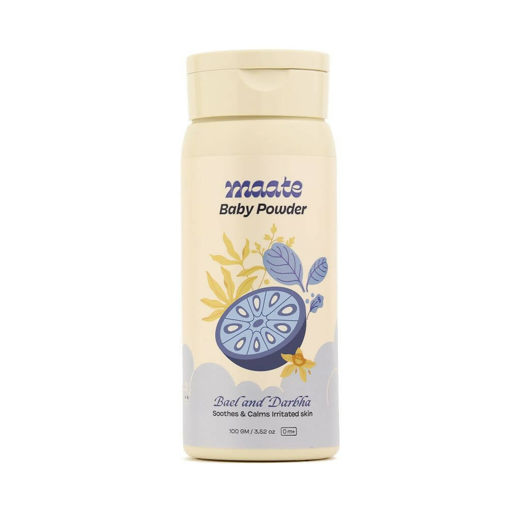 Maate Talc Free Natural & Ayurvedic Baby Powder - Fifth Sense Naturals Private Limited