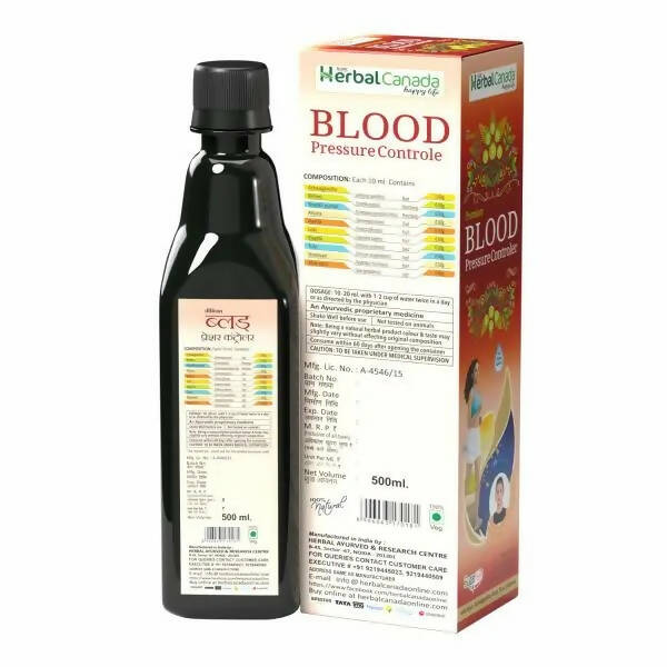 Herbal Canada Blood Pressure Controller Juice - Swadesiicart