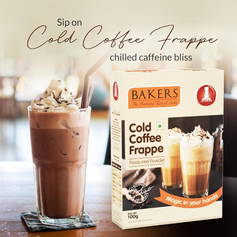 BAKERS Cold Coffee Frappe Powder & Belgian Choco Frappe Powder