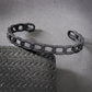 NVR Men's Set of 2 Gold & Black Rhodium-Plated Metal Cuff Bracelet - Swadesiicart