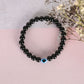 NVR Men & Women Marble Crystal Beaded Elasticated Bracelet - NR Retail-NVR
