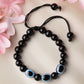 NVR Women & Men Black Evil Eye Rakhi With Roli Chawal - NR Retail-NVR