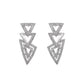 VOJ Silver Plated AD Studded Designer Handcrafted Jewellery Set - Swadesiicart