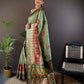Joban Fashion Grey Small Butti Banarasi Silk Sarees | Swadesiicart