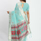 Shree Shyam Fashion Linen Cotton Sea Green Saree