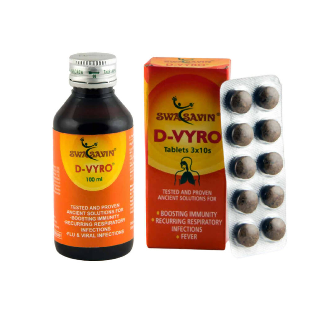 Swasavin D Vyro Syrup & Tablets Combo | Swadesiicart