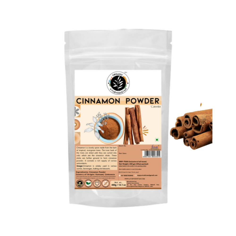 Organic Ayurvedistan Cassia Cinnamon Powder - Organic Ayurvedistan