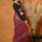 Very Much Indian Pure Kota Cotton Handblock Printed Saree - Red | Swadesiicart