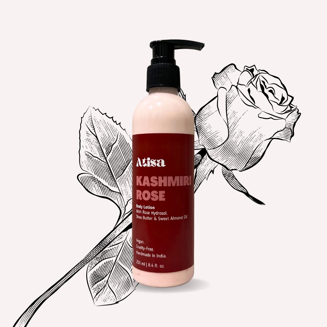 Atisa Kashmiri Rose Body Lotion | Swadesiicart