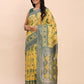 Shree Shyam Fashion Linen Cotton Yellow Saree