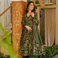 Aayaa Designer Cotton Silk Suit - Green