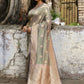 Joban Fashion Pea Green Pure Katan Pure Handloom Banarasi Silk Saree | Swadesiicart