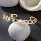 NVR Men's Rose Gold Metal Cuff Bracelet - NR Retail-NVR